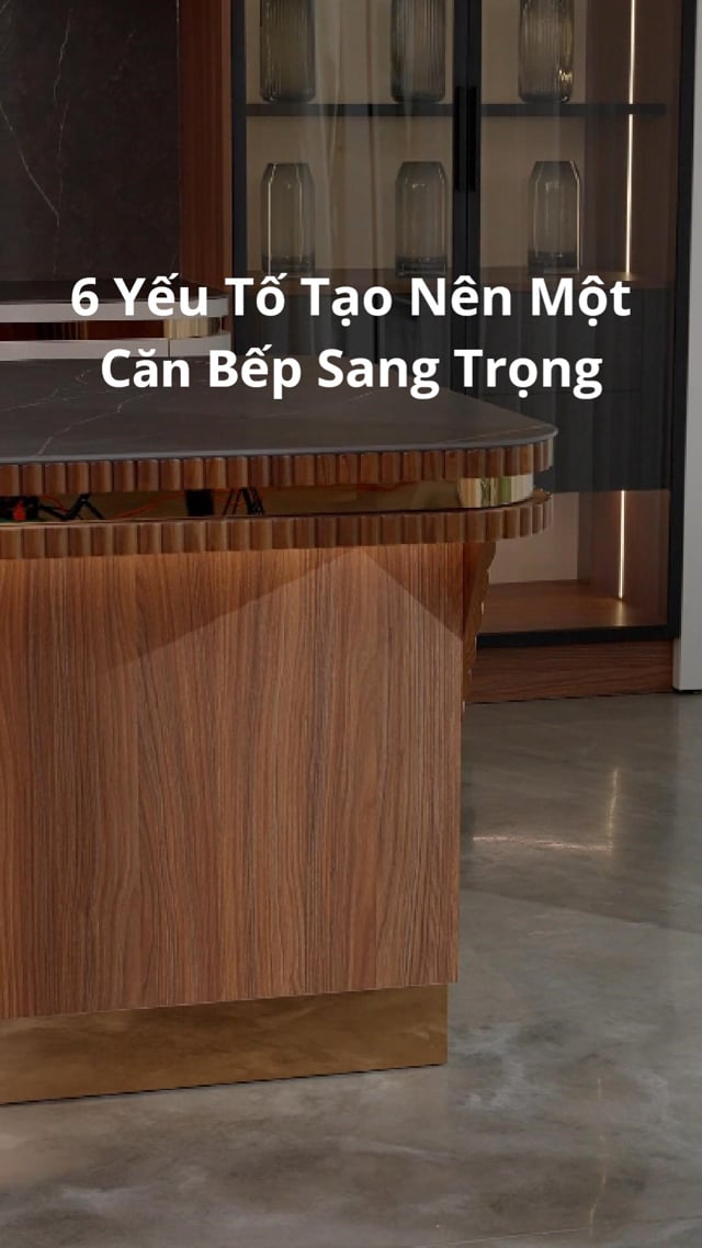 6 yếu tố tạo nên một căn bếp luxury