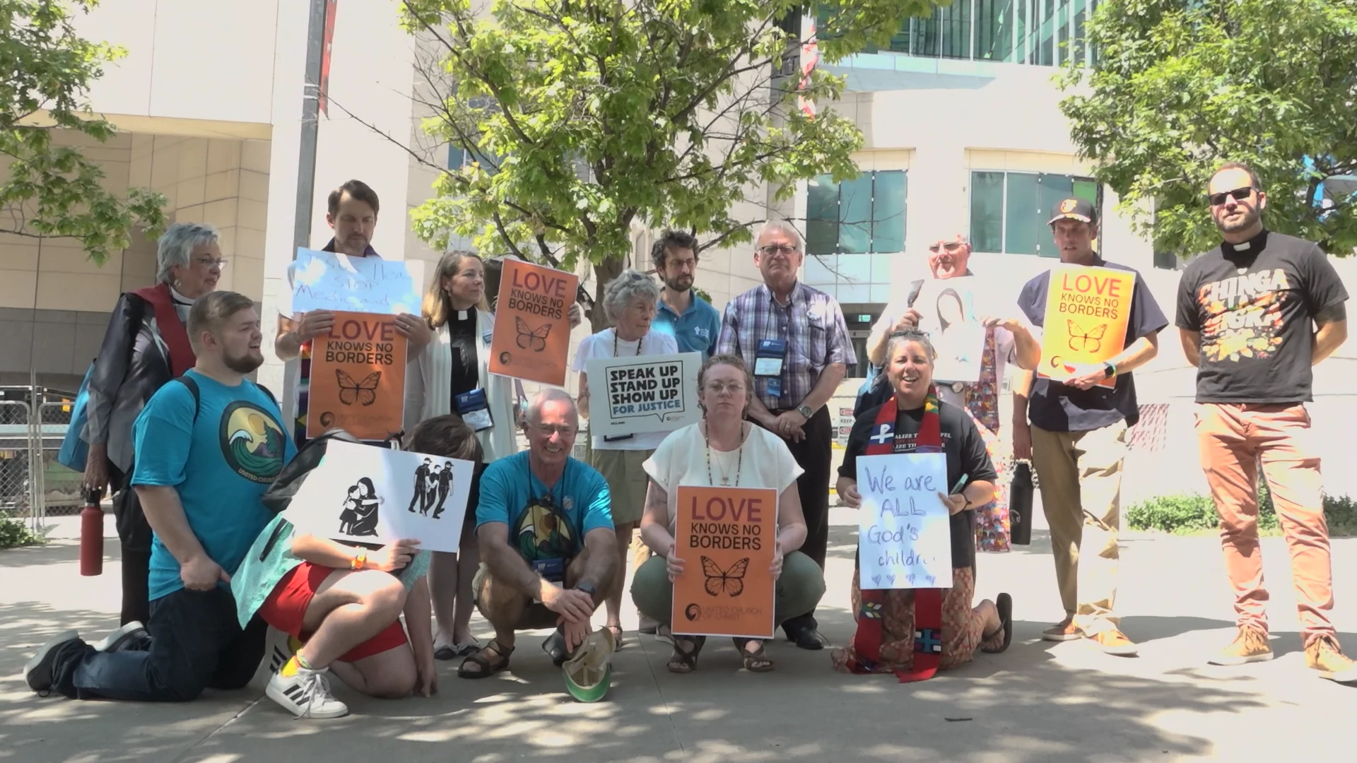 Advocates hold emotional 'No ICE Raids' prayer service and rally