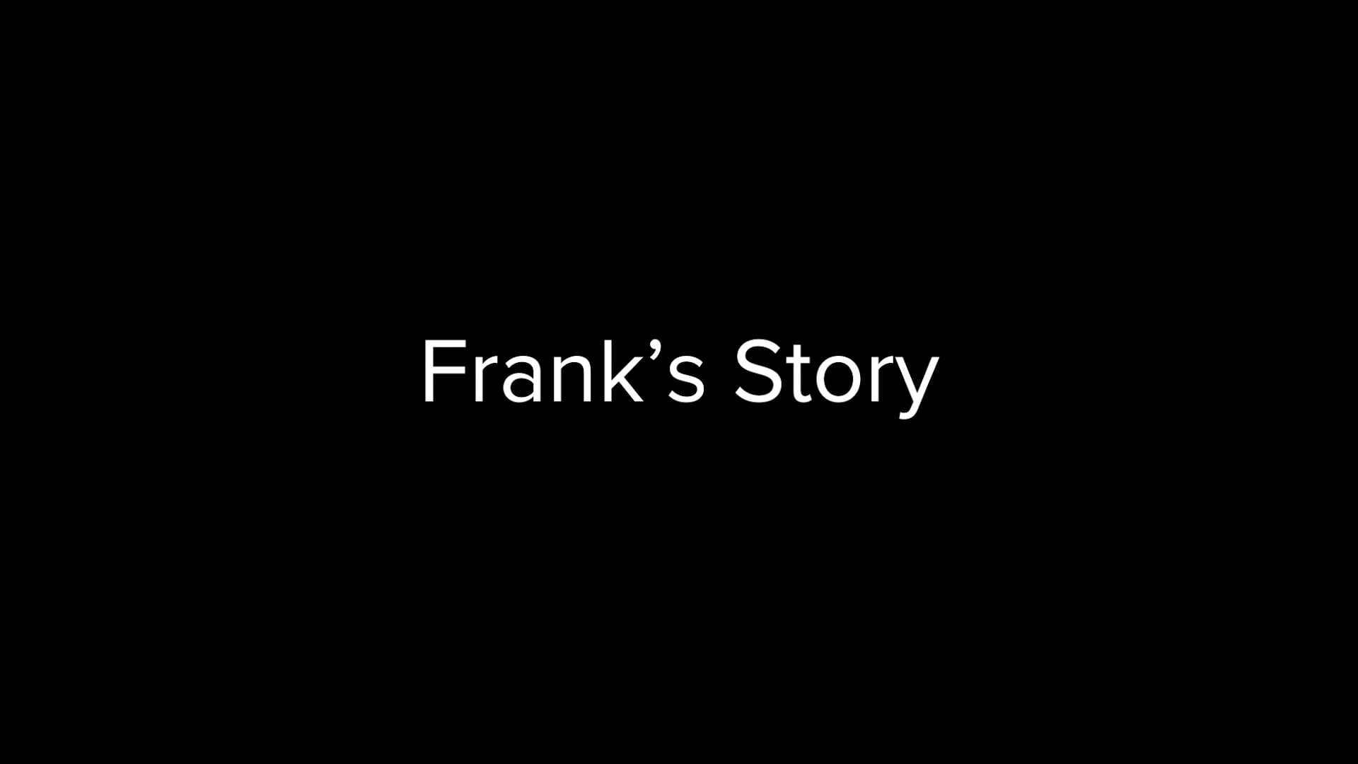 Frontier 2025 Story Video - Frank