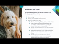 Module 01: Introduction to Pet Sitting