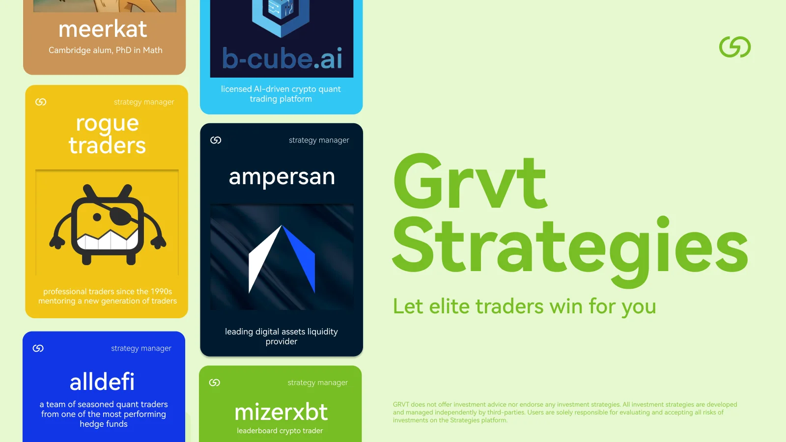 Grvt Strategies UI