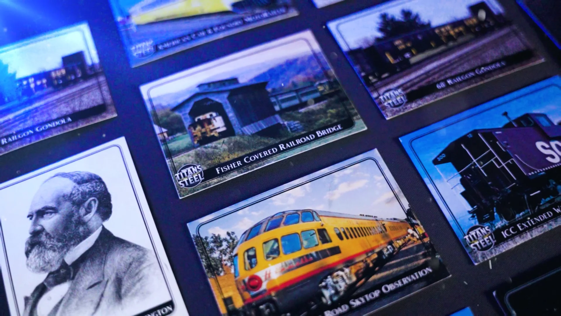 Walthers Titans of Steel Railroad Trading Cards