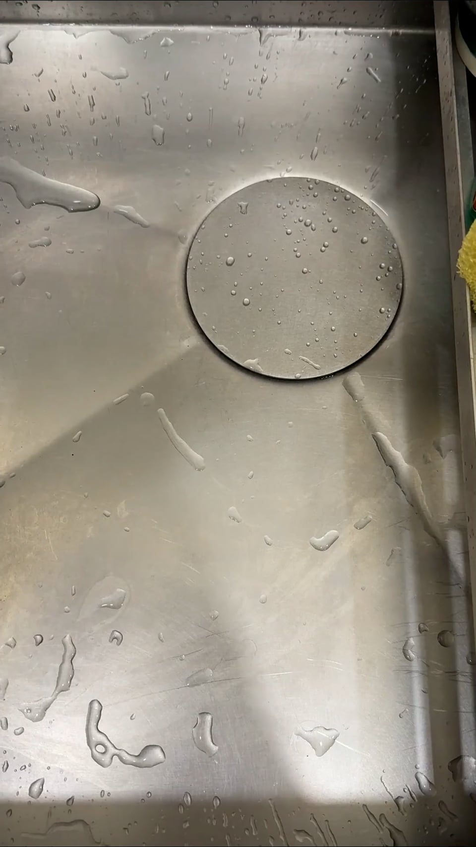 A Kitchen Sink Drain/Disposal Coverlet Solution That Deserves to Be Seen