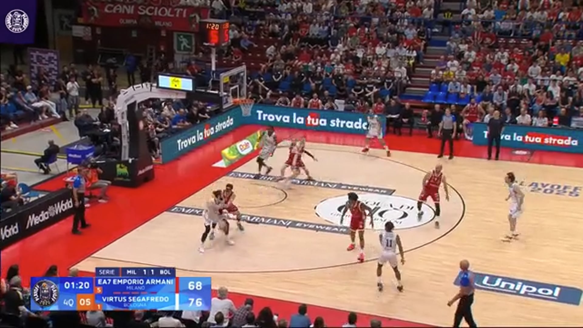 Virtus, inizia la Serie Scudetto contro Brescia