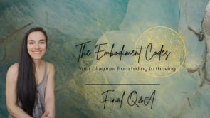 Embodiment Codes Final Q&A