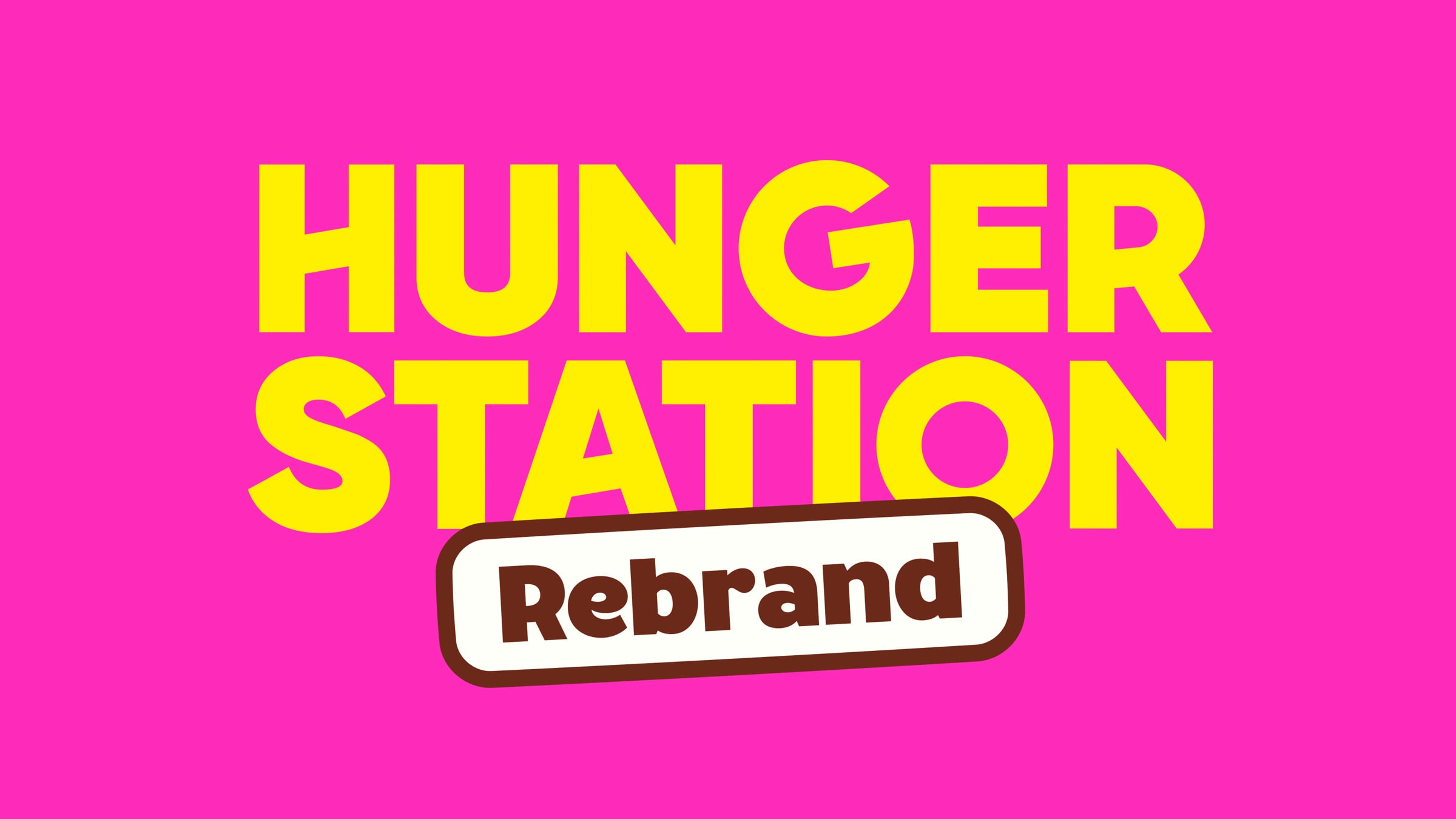 Hunger Station Rebrand | Videos & Movies on Vimeo