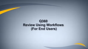 Workflows for End User