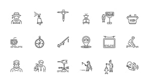 Animated Fishing Icon Art Set, an Outline Icon by Prosymbols (Thumbnail 4 of 4)