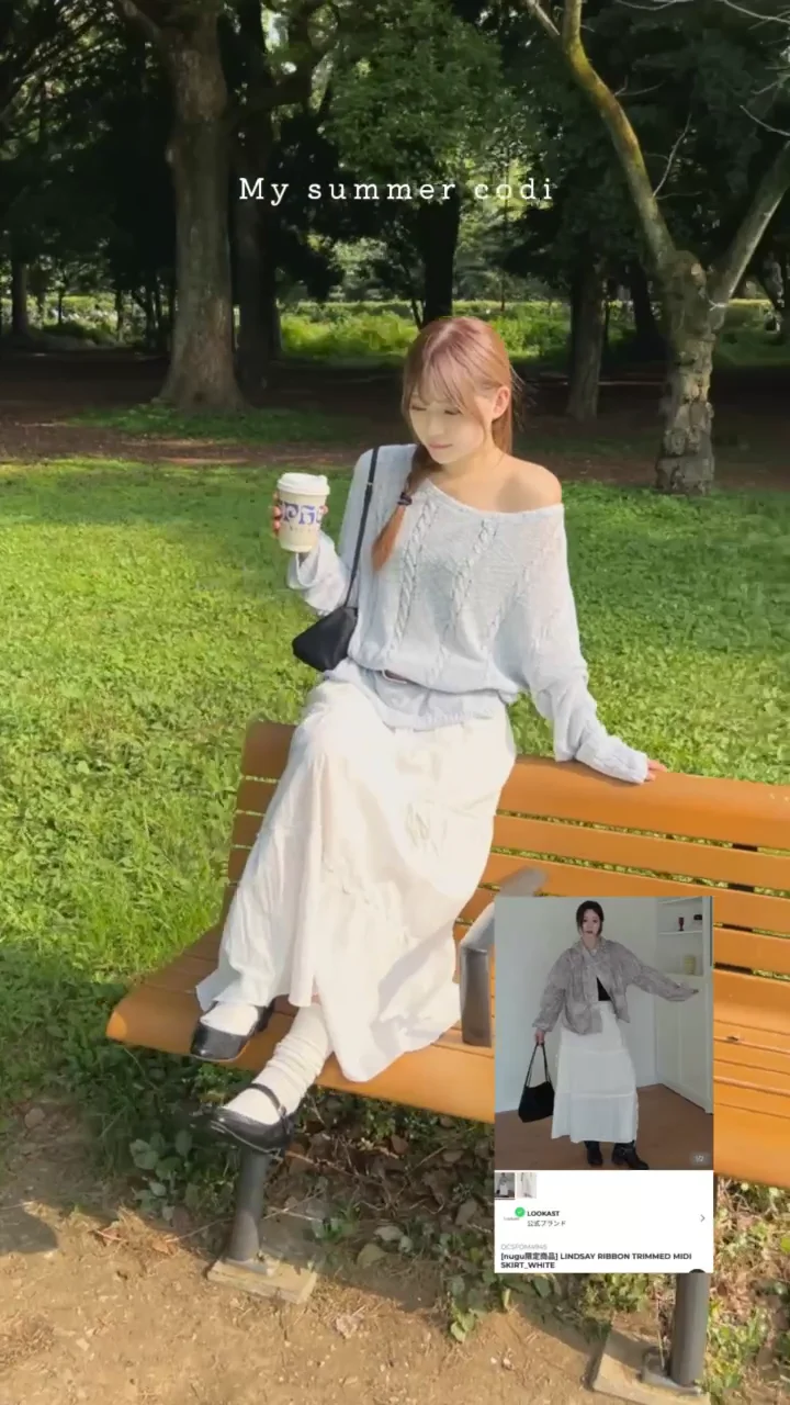1週間限定【nugu】モヘアリボンパフニット ホワイトシースルードット2点セット nugu限定商品 | ファッション通販サイト NUGU