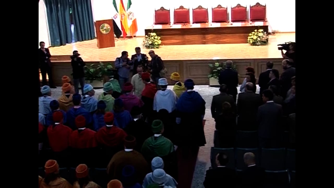 Acto de Apertura del Curso Universitario 2008-2009 Cáceres