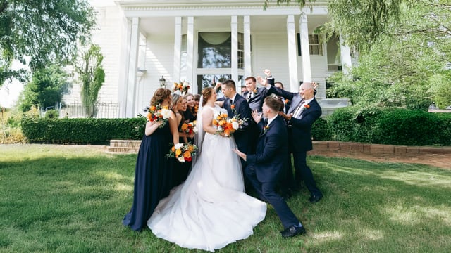 Emma and Cole Frankenmuth wedding film still
