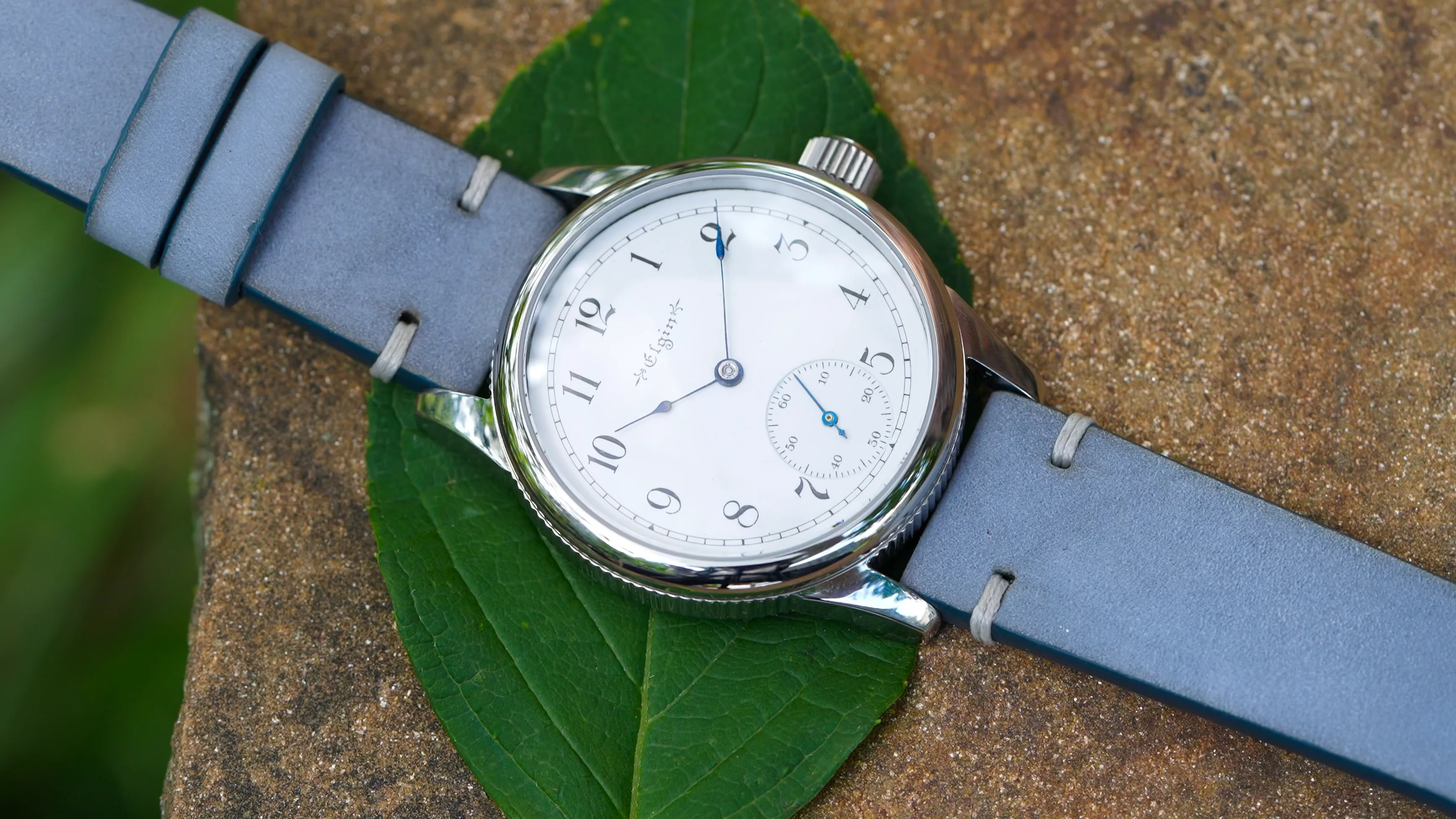 Elgin pocket watch conversion — Frett & Co Clockworks