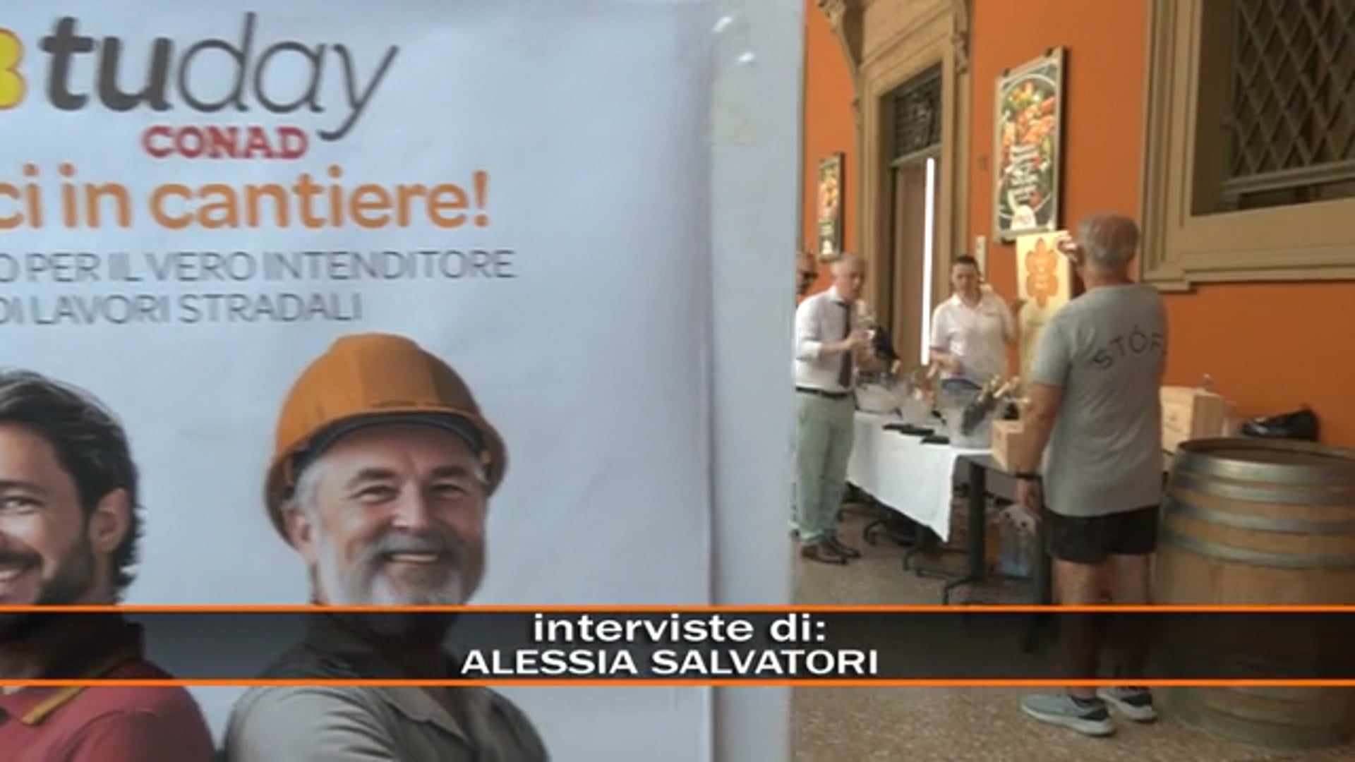 I “Calici in cantiere” di Tuday Conad…approvato dagli umarells