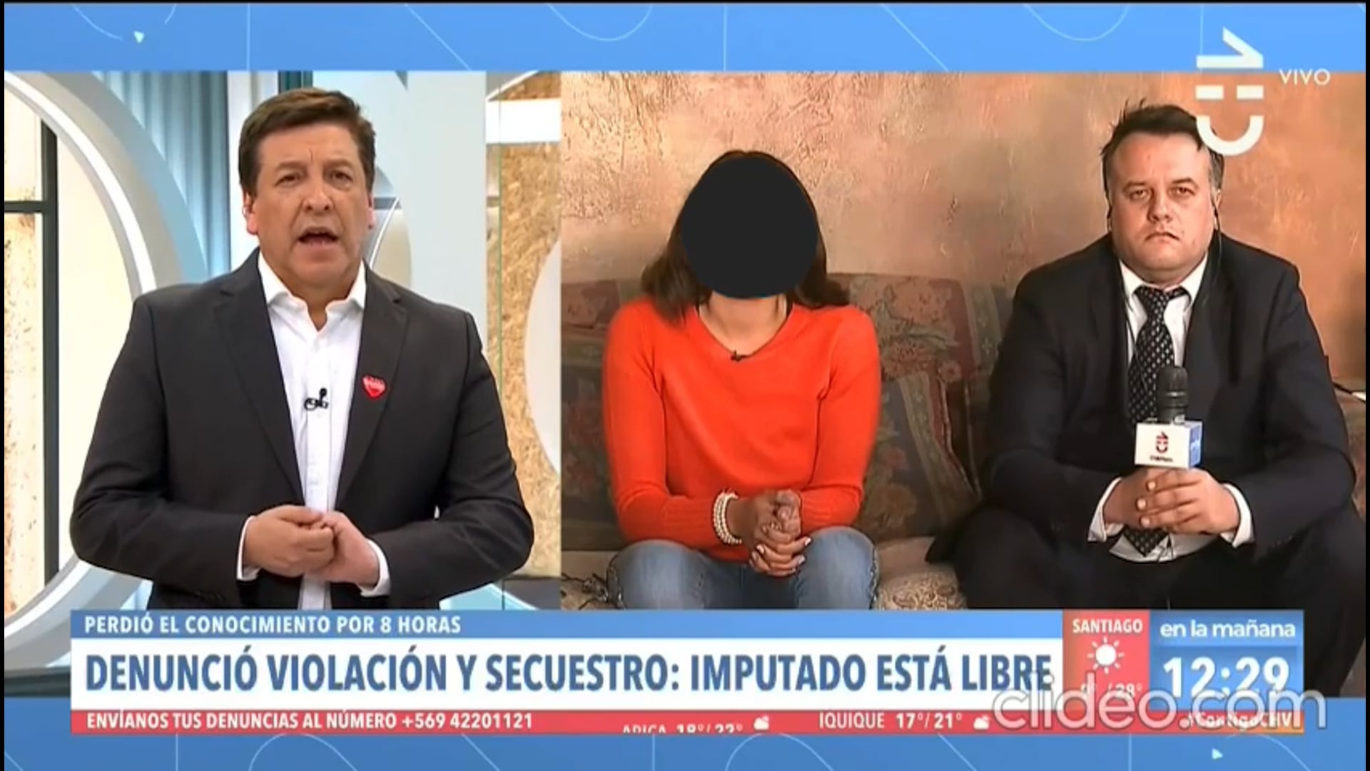 Denunció violación y secuestro