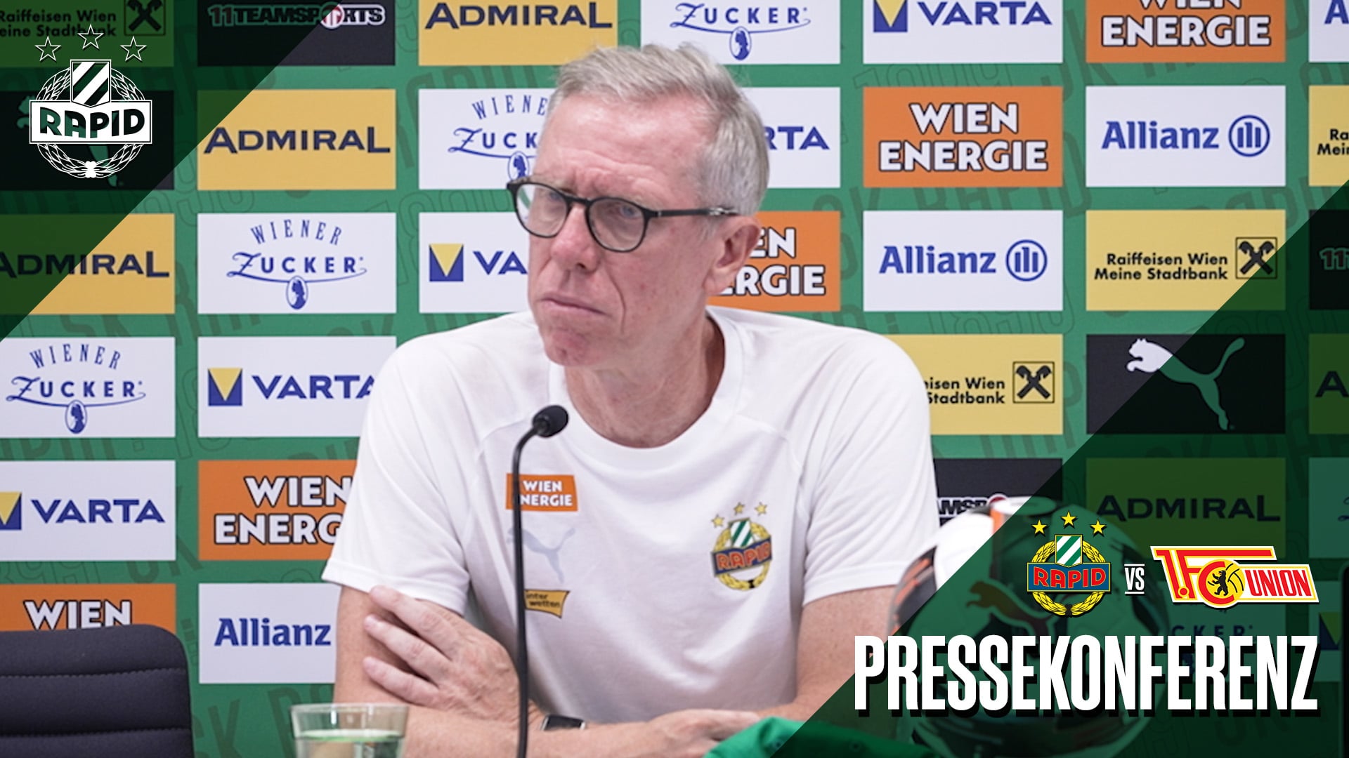 Pressekonferenz nach dem Testspiel gegen Union Berlin