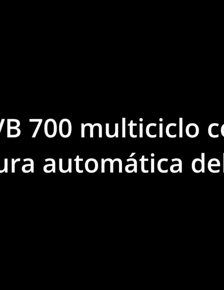 Vídeo: RVB 700 VACIO /GAS