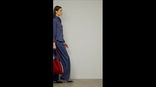 Camisa em Tecido Jeans Julia