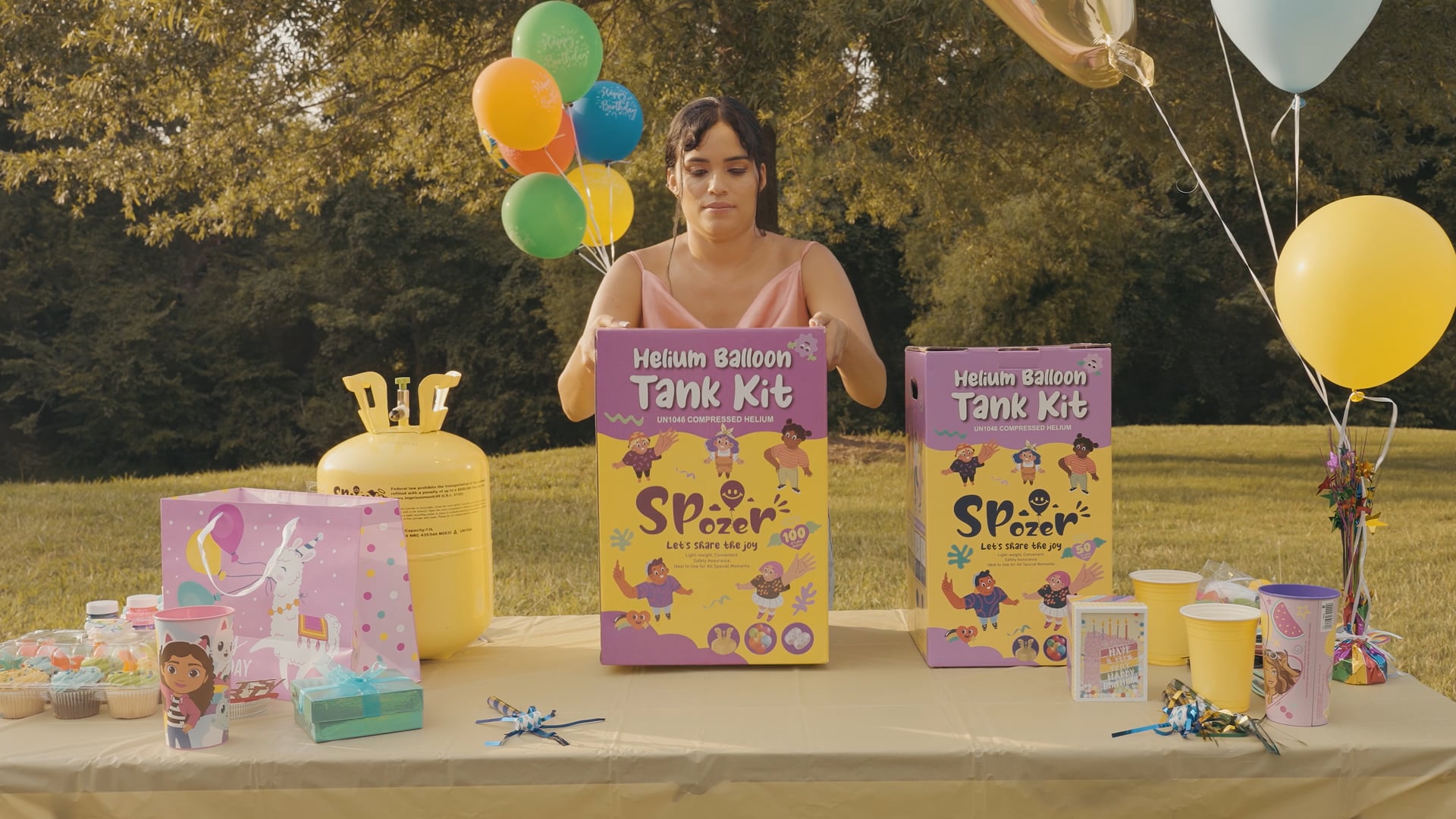 Spozer Helium Balloon Tank Ad