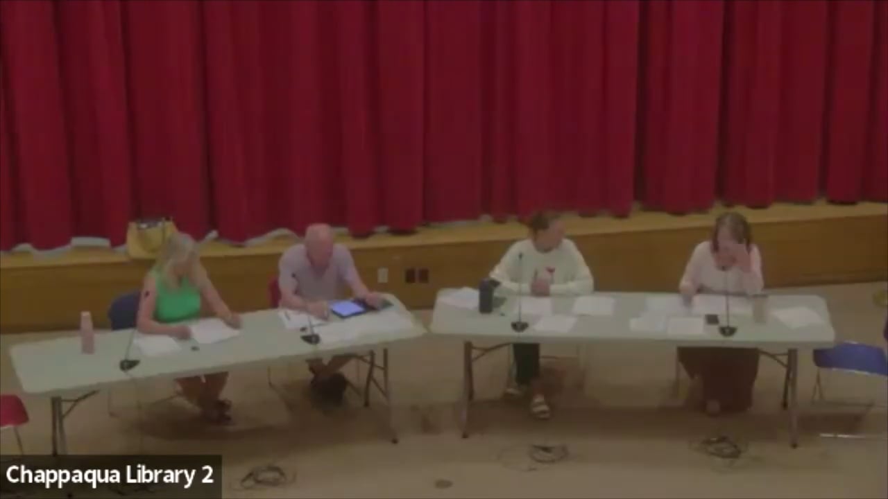 Chappaqua Library Board or Trustees Meeting 7/21/25