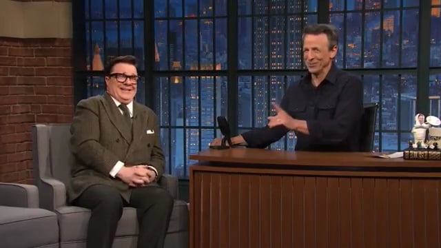 Nathan Lane Seth Meyers