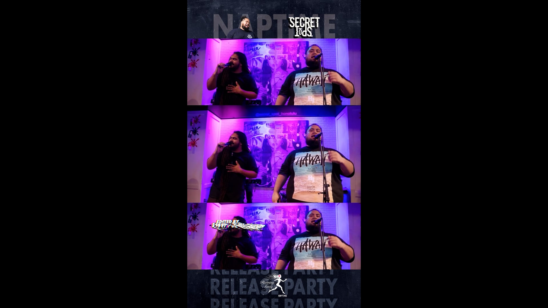 NAPTIME - RUNNING AWAY SINGLE RELEASE PARTY (RECAP)