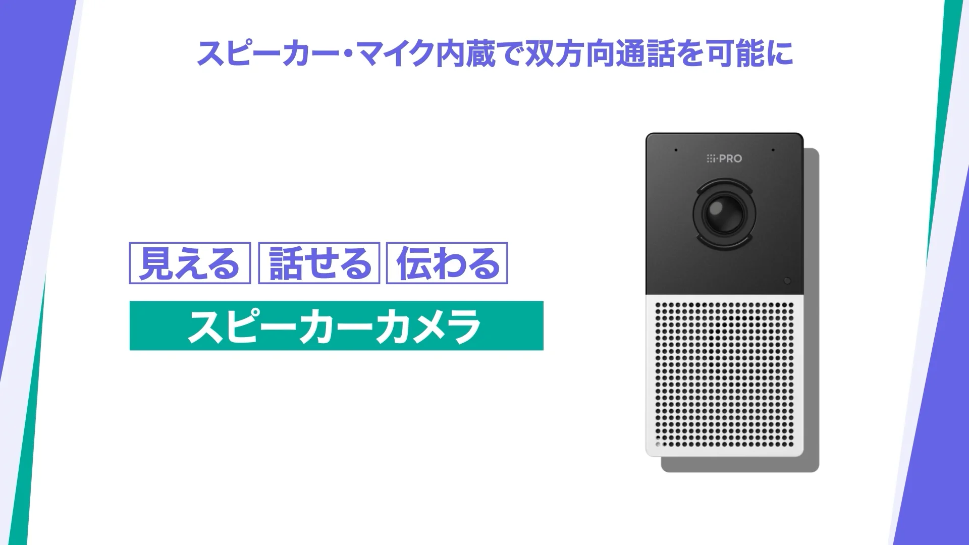 スピーカーカメラ | i-PRO Products