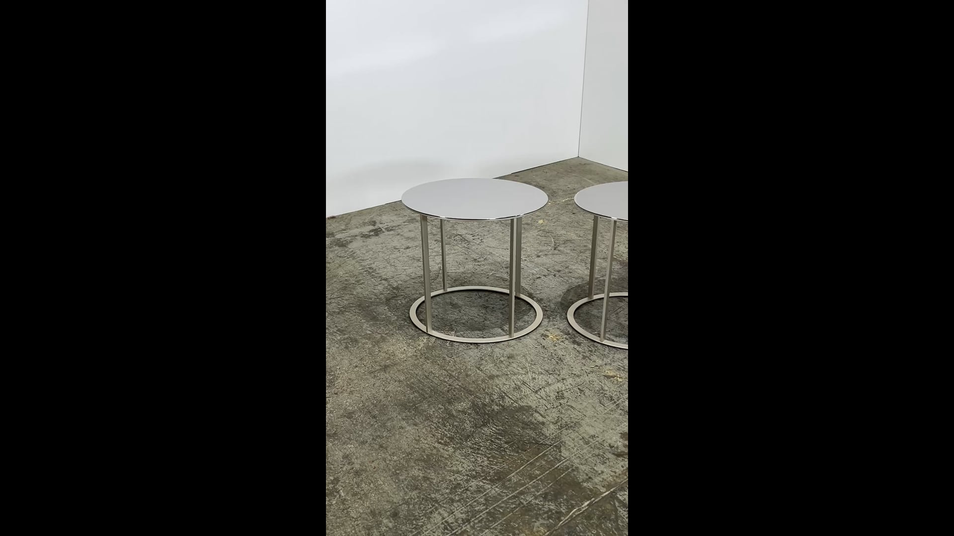 Maxalto Simplice Elios Side Table by Antonio Citterio, Set of Two