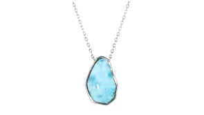 Larimar Necklace in Sterling Silver