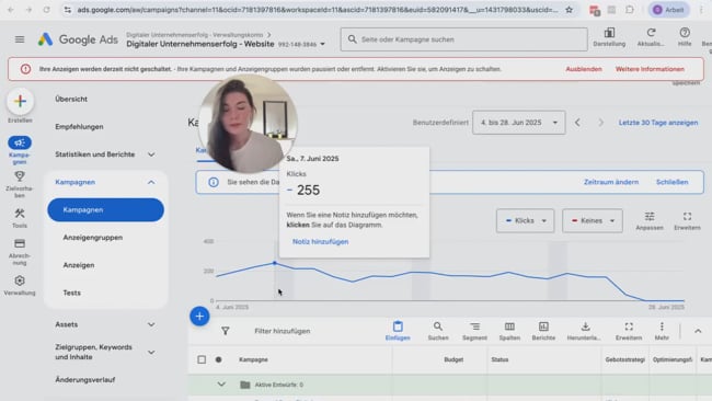 Google Ads: Youtube Kampagne