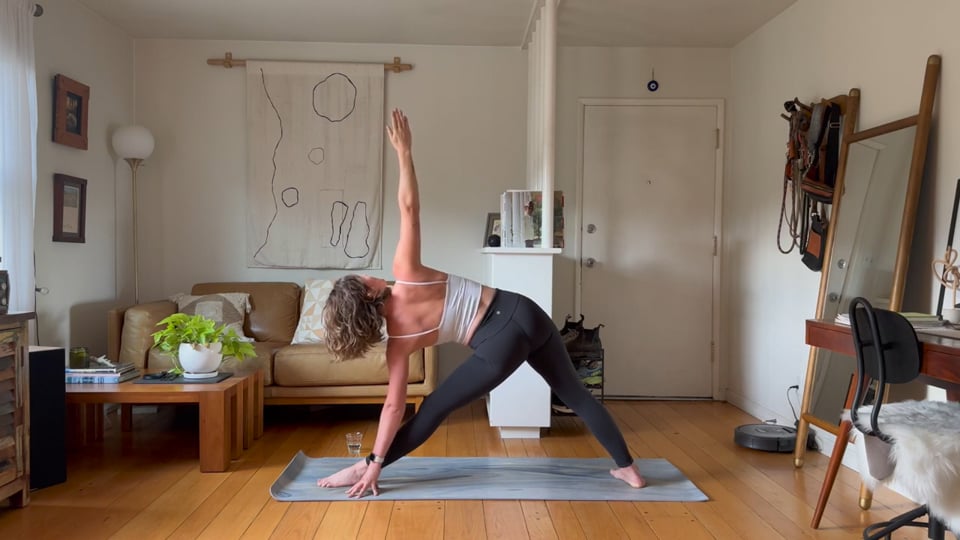 Yoga for Stress and Overwhelm, a 45-minute yoga for stress relief class with Haley Havelock