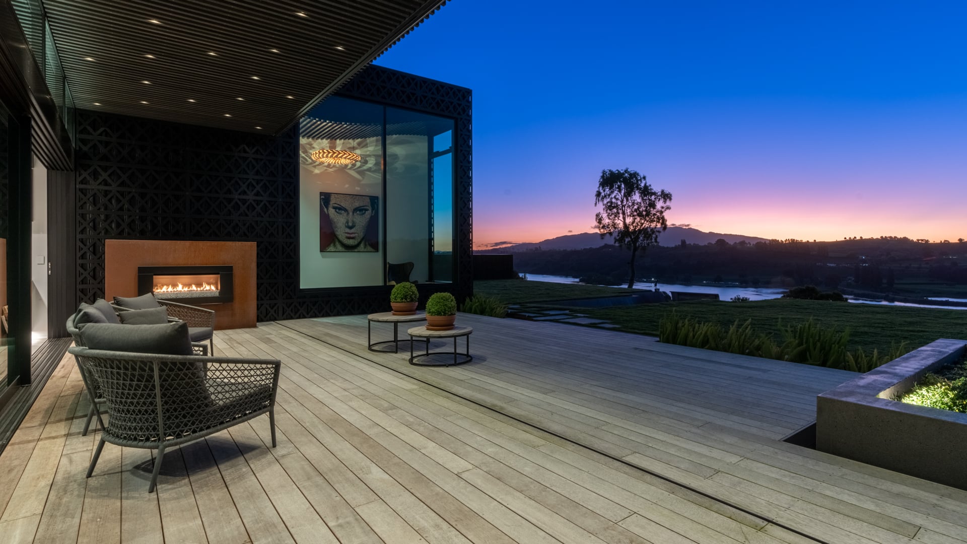 Luxury resort lifestyle by the lake
