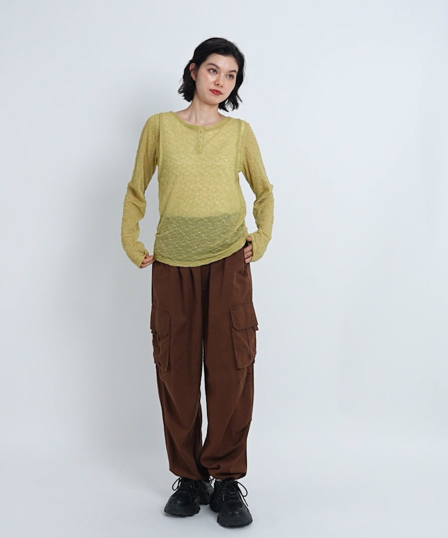 ニコアンド人気スタッフプロデュースフレアカーゴパンツ niko and ニコアンド[人気スタッフプロデュース企画]フレアカーゴ