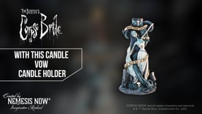 B7256C25 | Corpse Bride With This Candle Vow Candle Holder | Nemesis Now