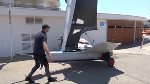El regatista Marc Verdaguer ha competit al mundial de Moth d'Itàlia
