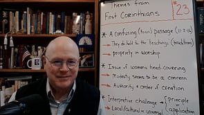 "Themes from First Corinthians" (#23) - (REPLAY)