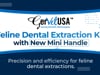 GerVetUSA Feline Dental Extraction Kit with New Mini Handle