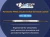 Periotome PPAEL Double Ended Serrated Coated