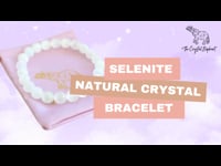 Tanzanian Selenite Natural Crystal Bracelet