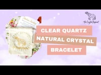 Clear Quartz Natural Crystal Bracelet