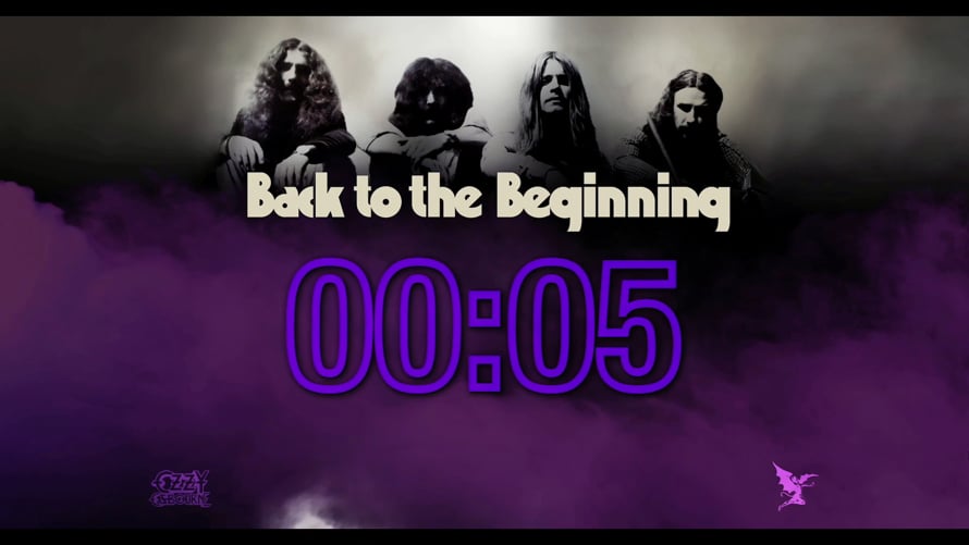 BLACK SABBATH OZZY Back To The Beginning The Final Show PPV 2025