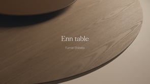 Enn Table: Gentle Lines