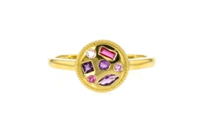 .24 ct. t.w. Multi-Gemstone Ring in 18kt Gold Vermeil