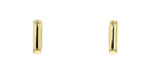 18kt Gold Vermeil Square Hoop Earrings