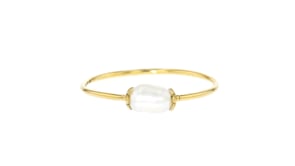 Italian 3.5-4mm Cultured Pearl Ring in 14kt Yellow Gold
