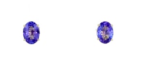 1.50 ct. t.w. Oval Tanzanite Stud Earrings in 14kt Yellow Gold