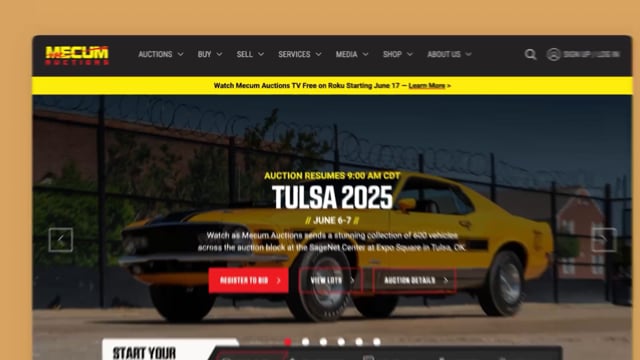 Thumbnail for: Mecum Auctions Case Study