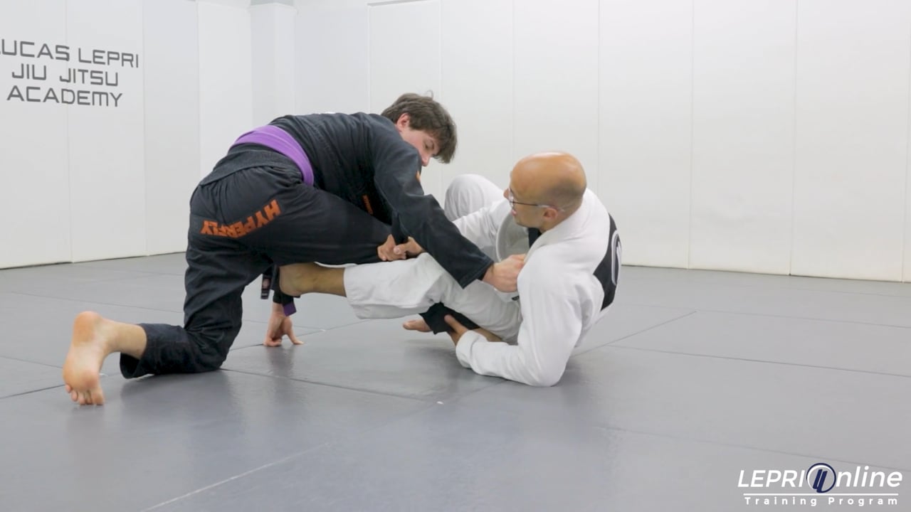 Lepri BJJ Online Training: De La Riva with Lapel Control to Sweep to Back T