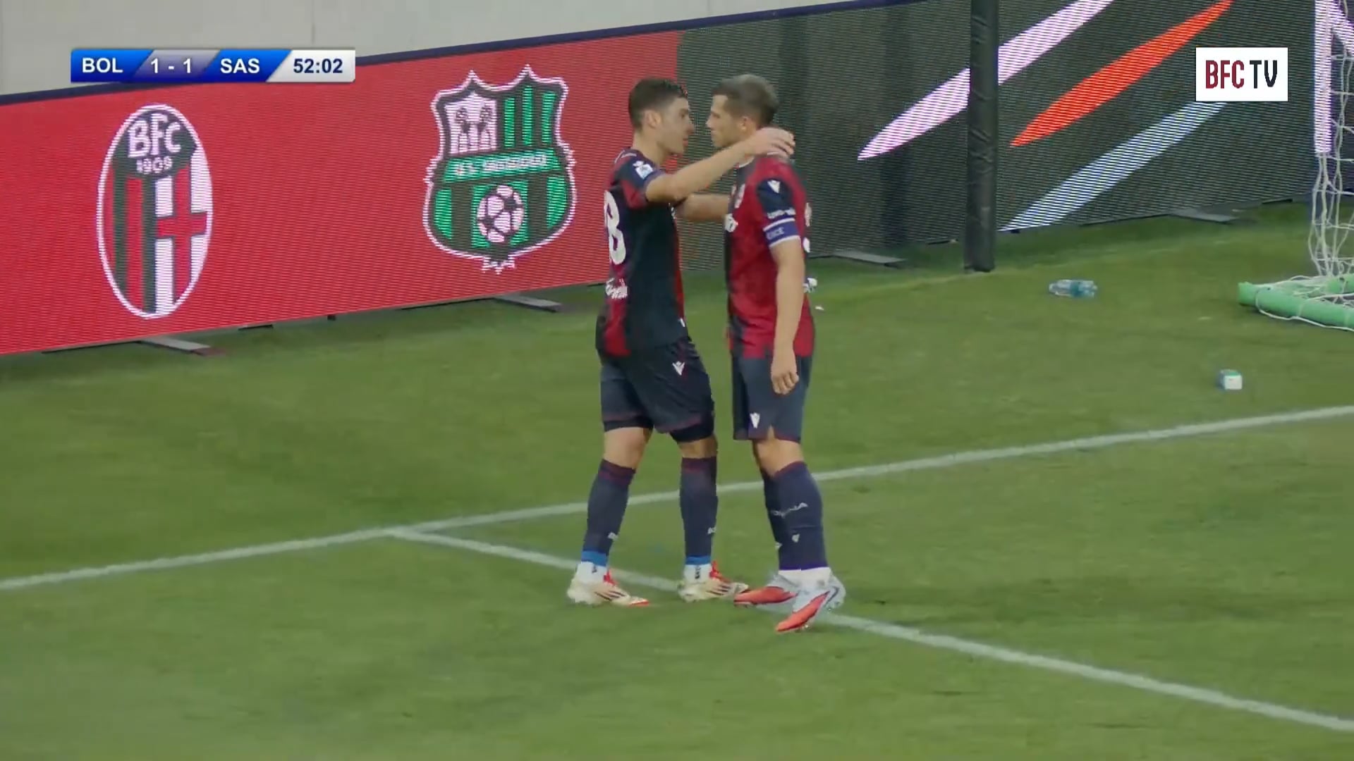 Il Bologna vince il derby dell’Emilia contro il Sassuolo