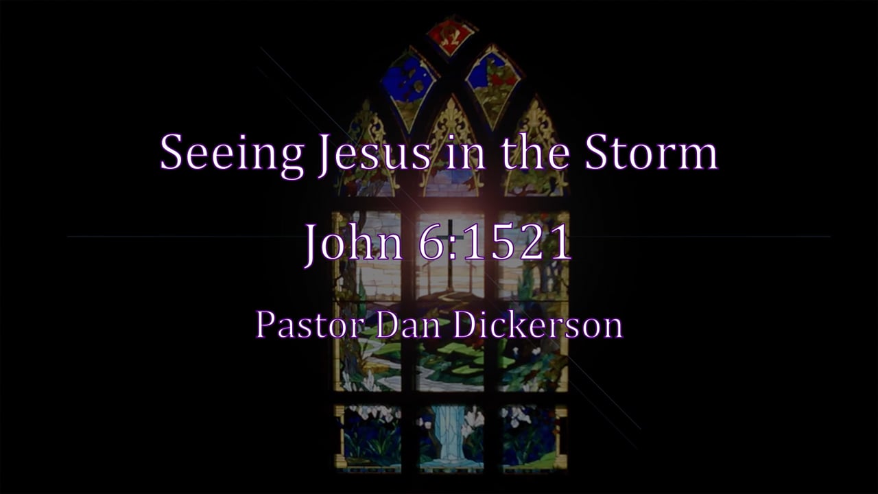 Seeing Jesus in the Storm