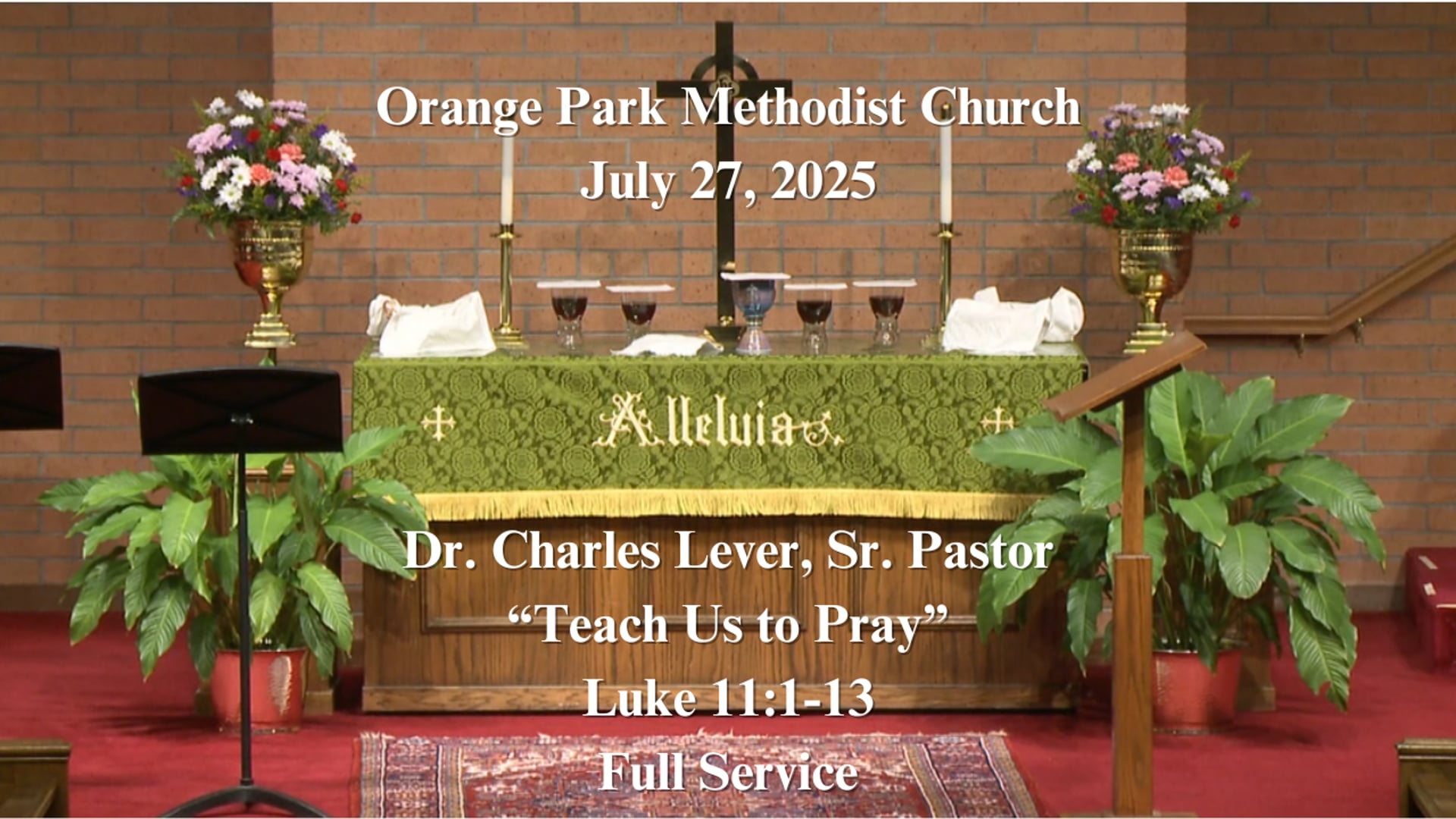 July 27, 2025 Full Service